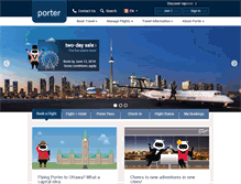 Tablet Screenshot of flyporter.com